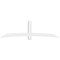 Ekena Millwork Bellingham Architectural Grade PVC Gable Bracket, 108"W x 31 1/2"H x 4"D x 6"F, 7/12 Pitch GBP108X32X0406BEL00 - alternate 4